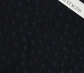 Jacquard floral con relieve marino negro